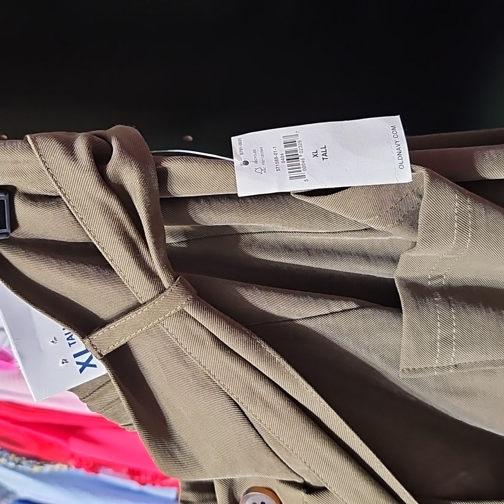 Old Navy Green Midi Skirt with Tie Front - Picture 4 of 4